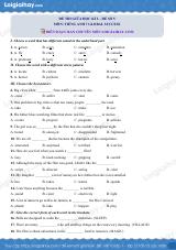 Đề thi giữa kì 2 Tiếng Anh 7 Global Success - Đề số 5